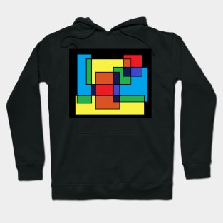 Rectangles - large format Hoodie